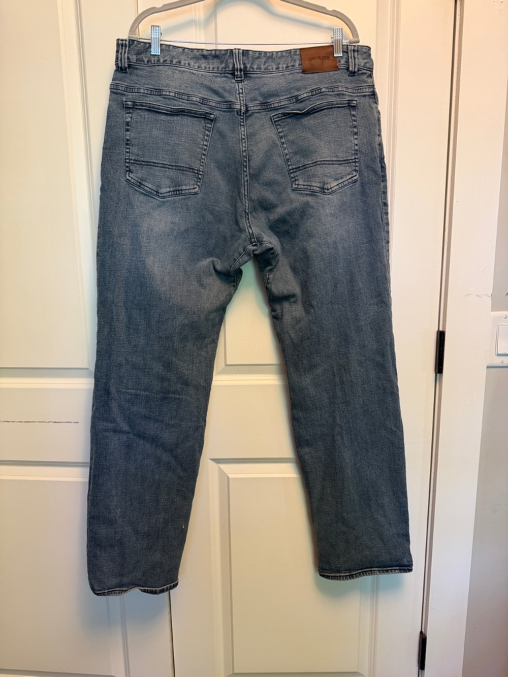 prAna Men's Breathe Slim Fit Jeans Medium Wash Blue Stretch Organic Cotton 38x34 - Picture 2 of 8